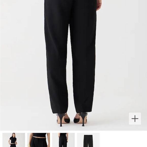 Jcrew Petite relaxed drapey crepe trouser NWT - Picture 6 of 6